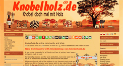 Desktop Screenshot of knobelholz.de