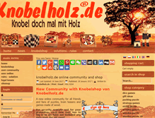 Tablet Screenshot of knobelholz.de